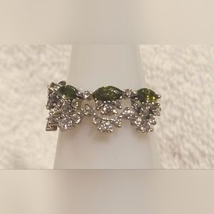 *BP #3087 Holiday Gift Queen's Stack Double Bands .925 SS Rings BRAND NEW